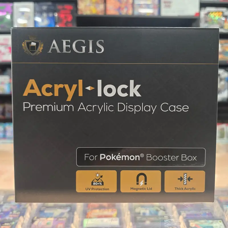 Aegis: Acryl-Lock Booster Box Display (For Pokémon Tcg) 1