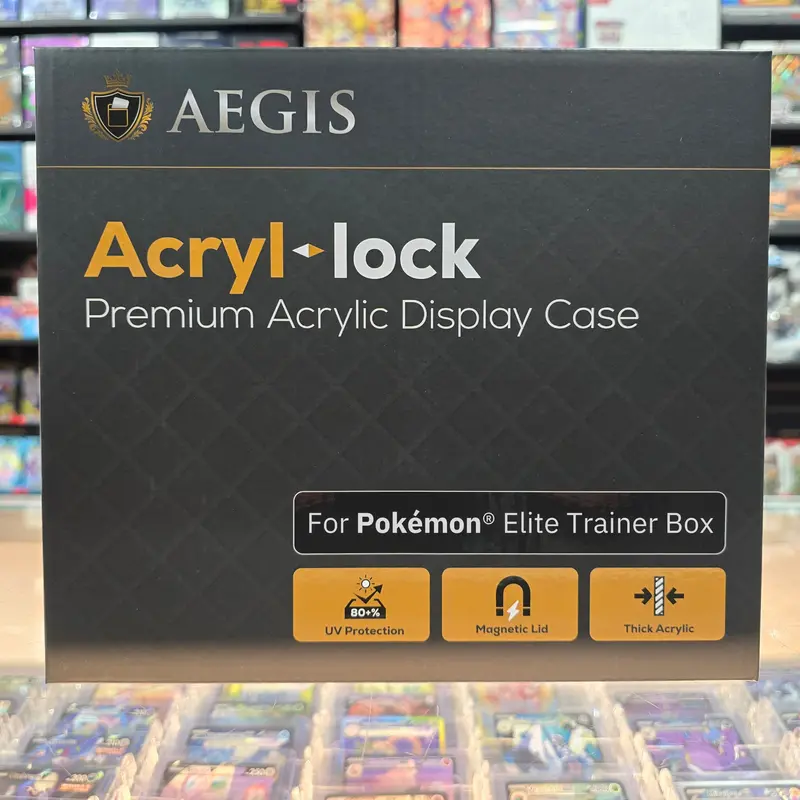 Aegis: Acryl-Lock Elite Trainer Box Display (For Pokémon Tcg) 1