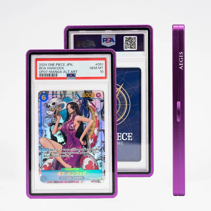 Aegis: Slab Shield - Aluminum Graded Card Holder Psa (Purple) 1