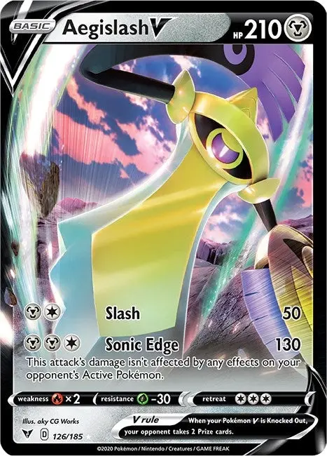 Aegislash V (126/185) (Swsh04) 1