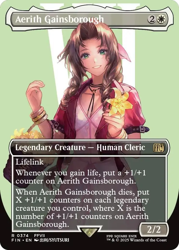 Aerith Gainsborough (Borderless) (374) (Fin) 1