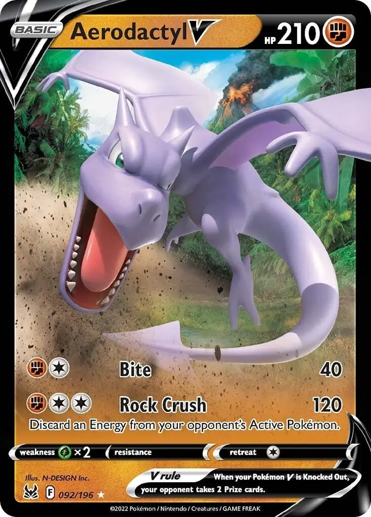 Aerodactyl V (092/196) (Swsh11) 1