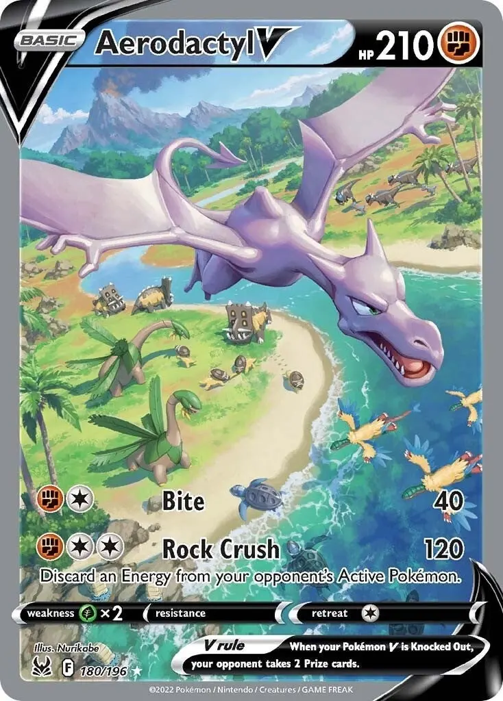 Aerodactyl V (Alternate Full Art) (180/196) (Swsh11) 1