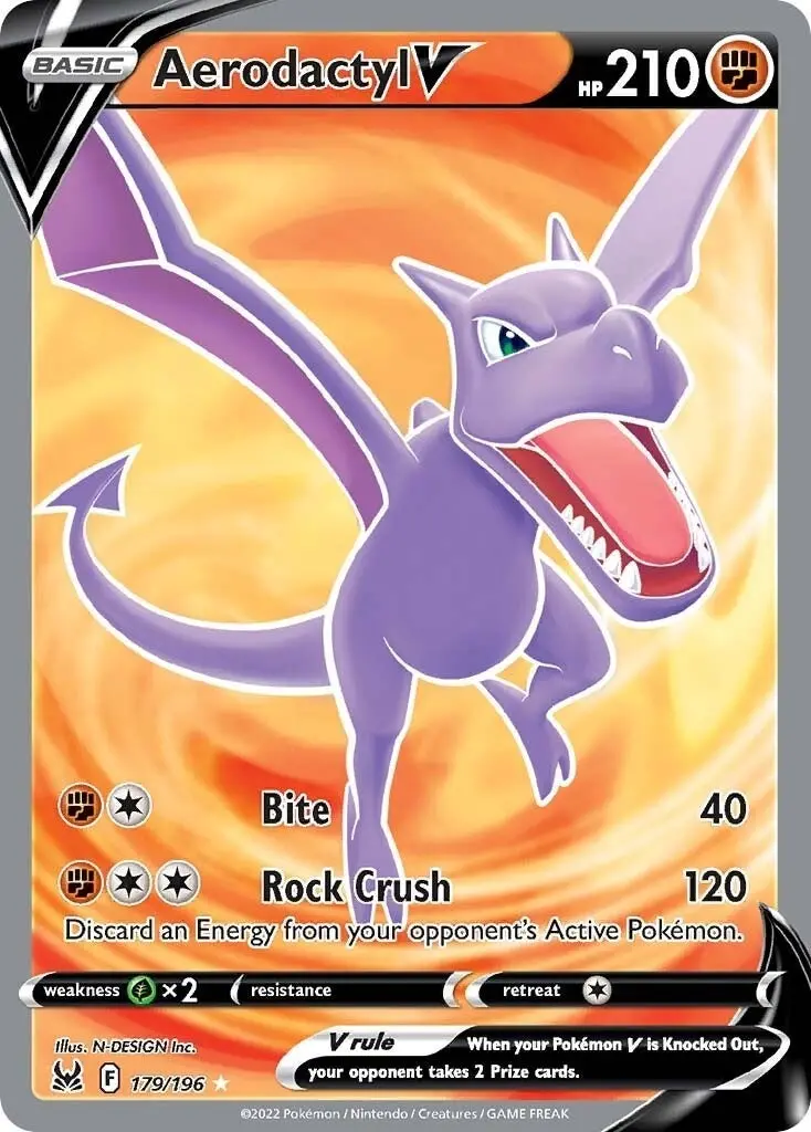 Aerodactyl V (Full Art) (179/196) (Swsh11) 1
