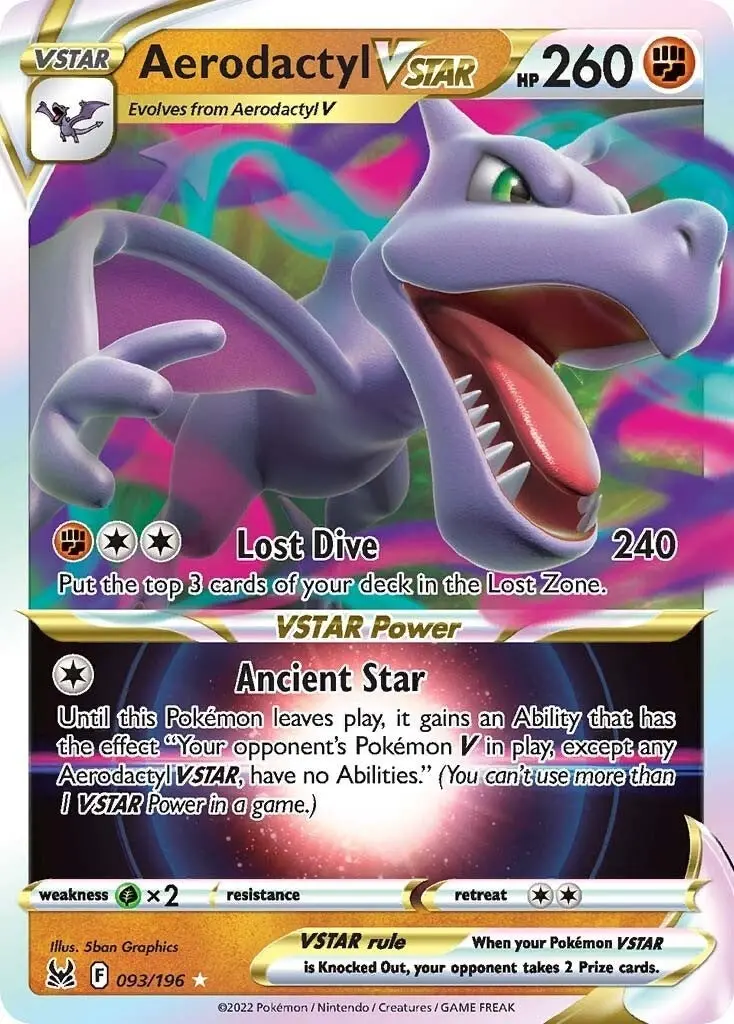 Aerodactyl Vstar (093/196) (Swsh11) 1
