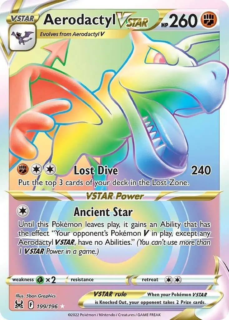 Aerodactyl Vstar (Secret) (199/196) (Swsh11) 1