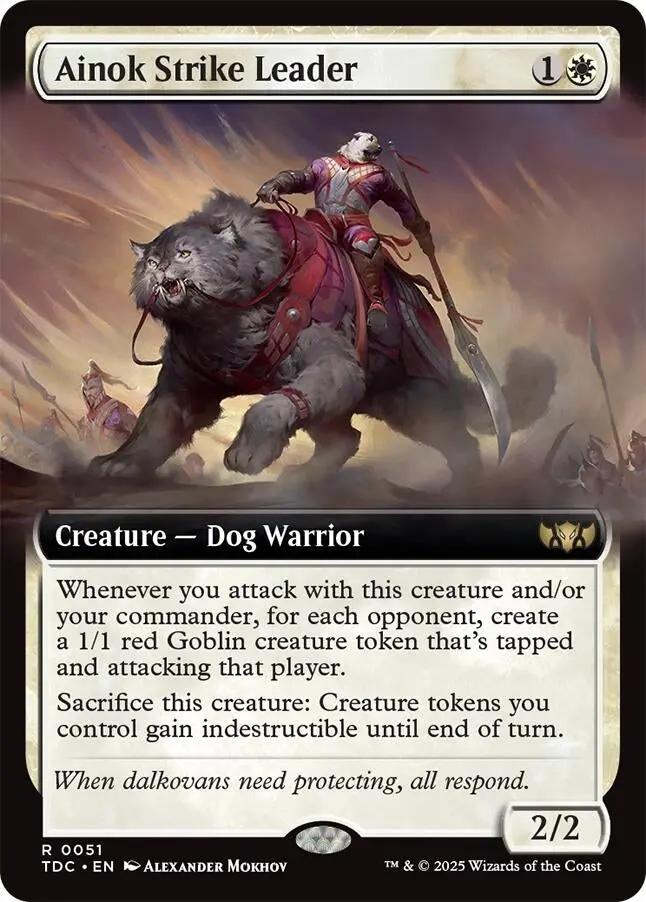 Ainok Strike Leader (Extended Art) (51) (Tdc) 1