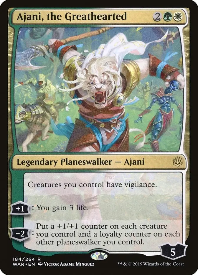 Ajani, The Greathearted (184) (War) 1