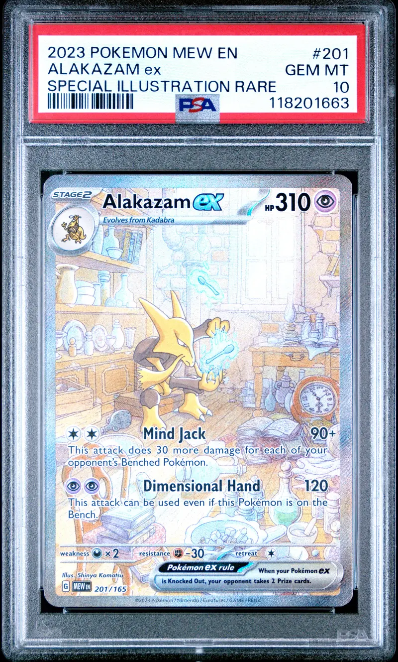 Alakazam Ex Special Illustration Rare 2023 Pokemon Mew En-151 Psa Gem Mt 10 1