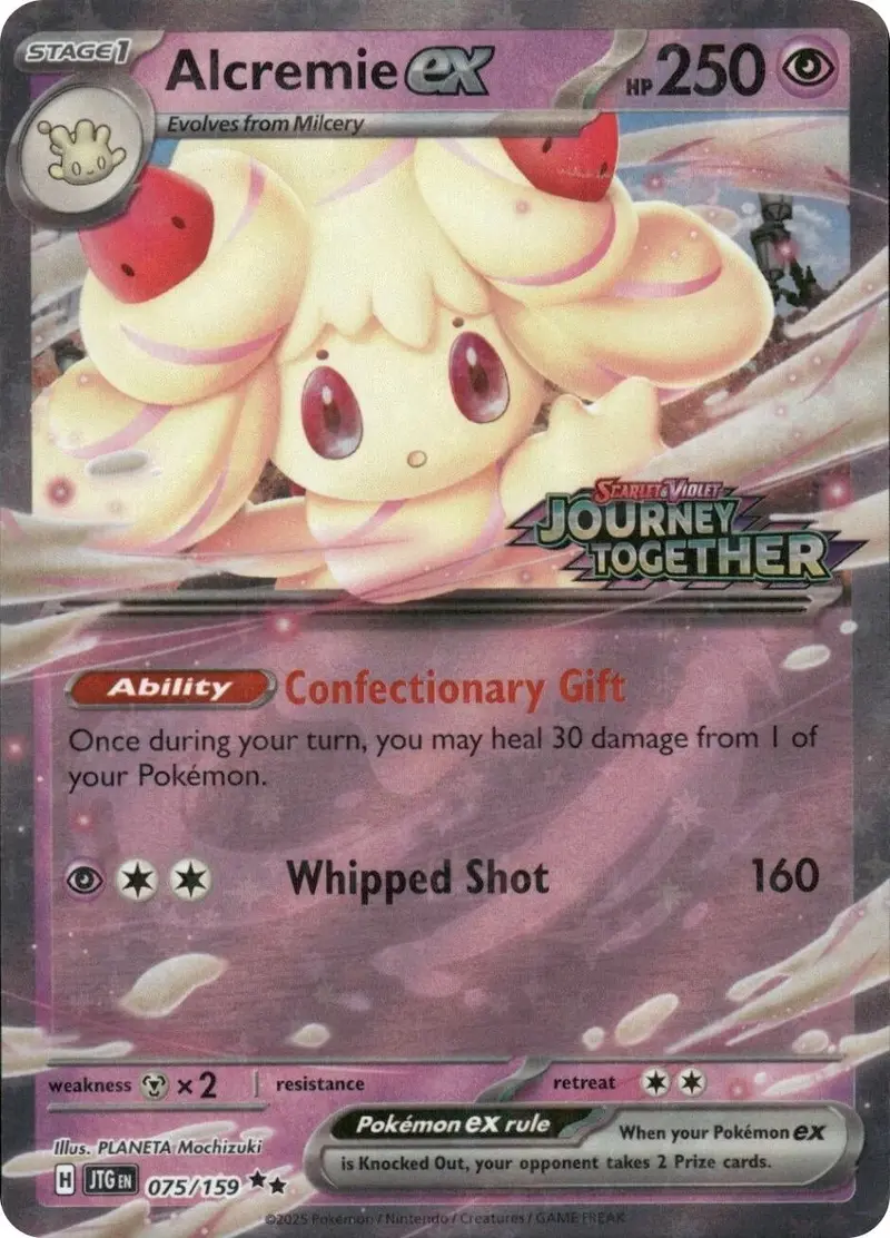 Alcremie Ex (Journey Together Stamped) (075/159) (Mcap) 1
