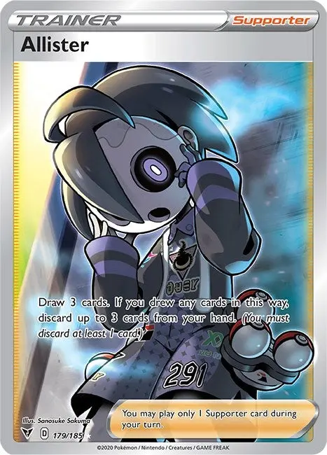 Allister (Full Art) (179/185) (Swsh04) 1