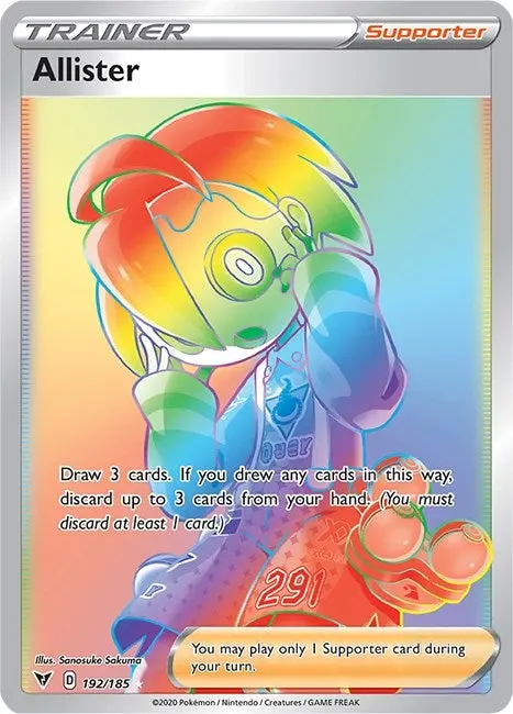 Allister (Secret) (192/185) (Swsh04) 1