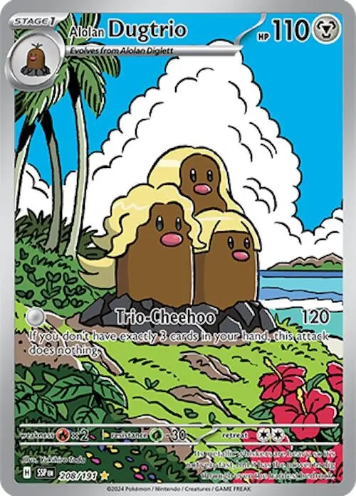 Alolan Dugtrio (208/191) (Ssp) 1