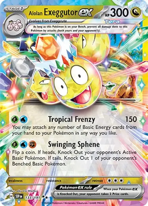 Alolan Exeggutor Ex (133/191) (Ssp) 1