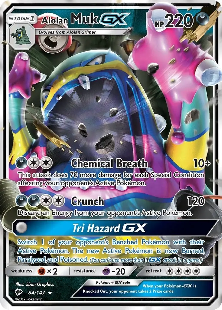 Alolan Muk Gx (84/147) (Sm03) 1