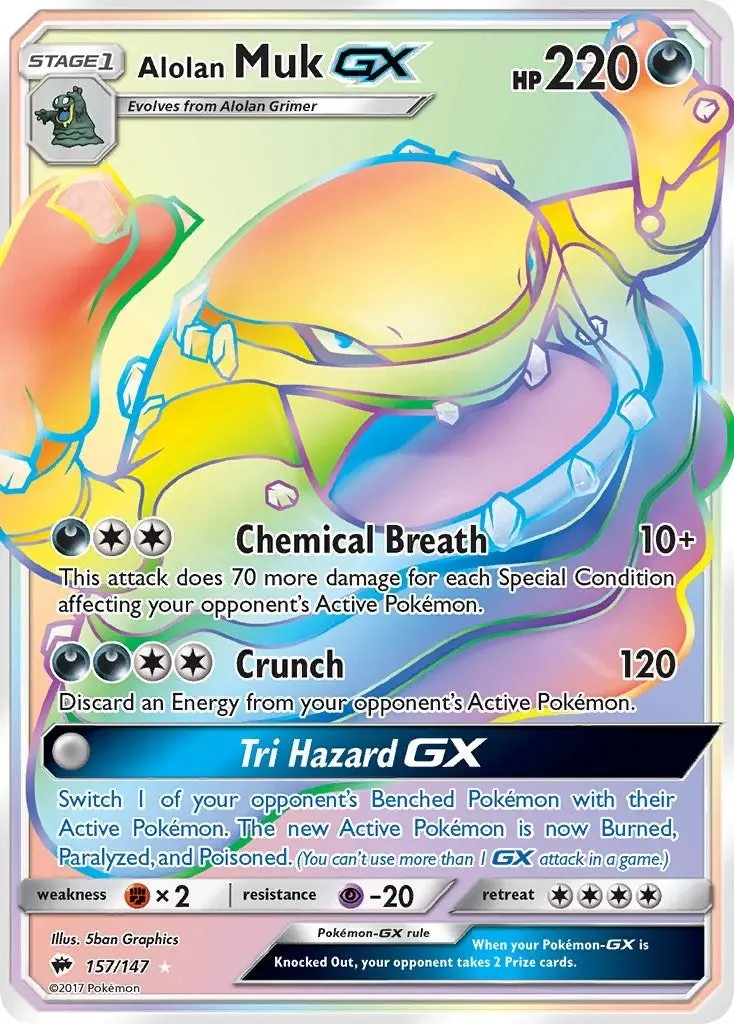 Alolan Muk Gx (Secret) (157/147) (Sm03) 1