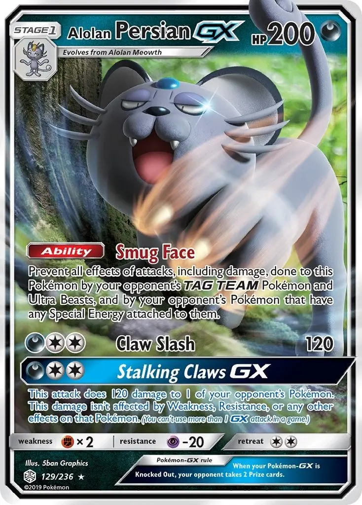 Alolan Persian Gx (129/236) (Sm12) 1