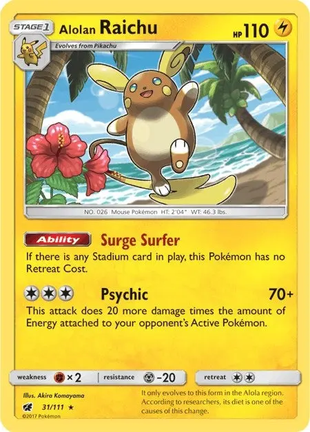 Alolan Raichu (31/111) (Sm04) 1