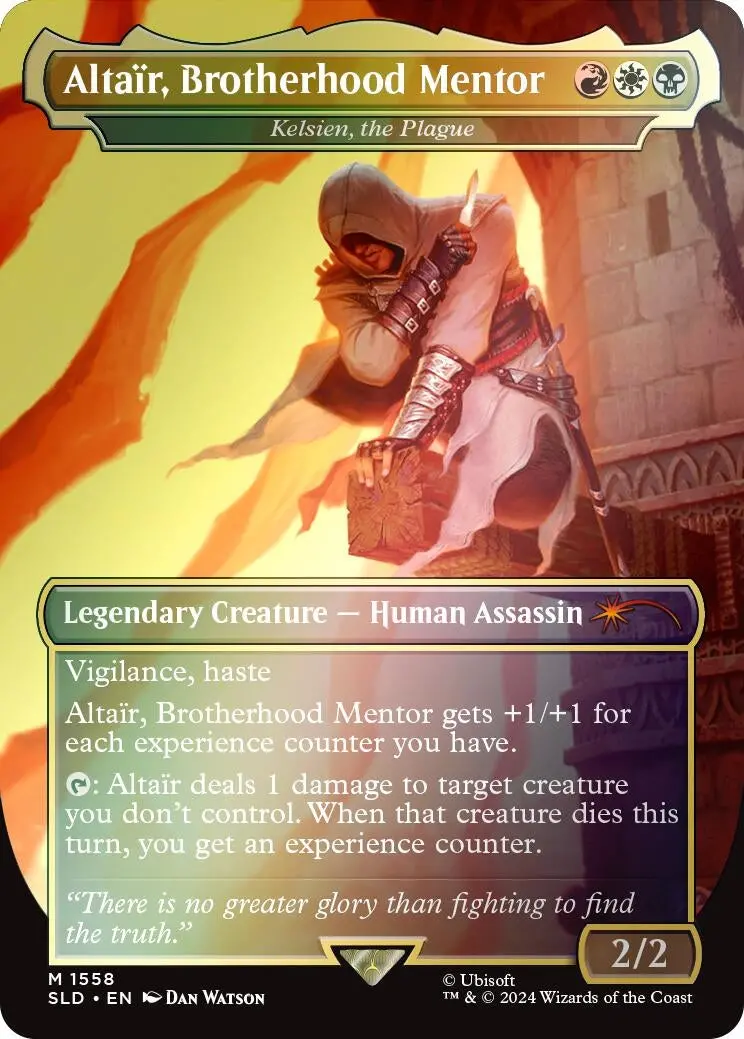 Altair, Brotherhood Mentor - Kelsien, The Plague (Rainbow Foil) (1558) (Sld) 1
