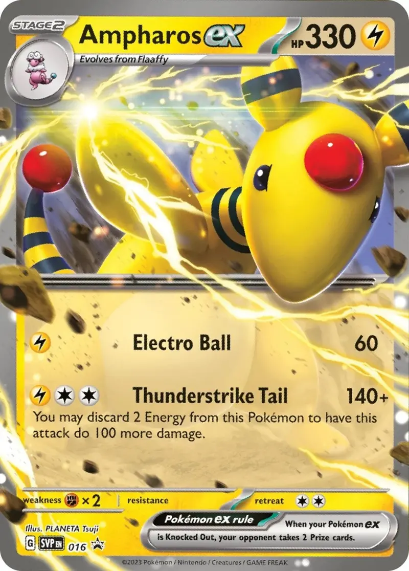 Ampharos Ex - 016 (016) (Svp) 1