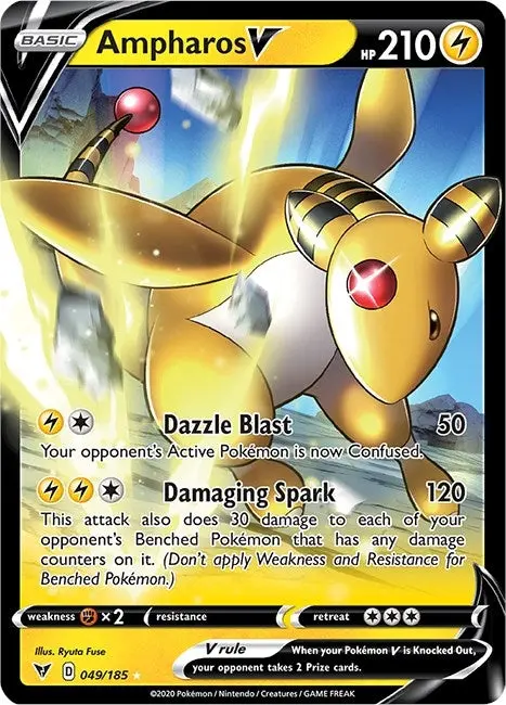 Ampharos V (049/185) (Swsh04) 1