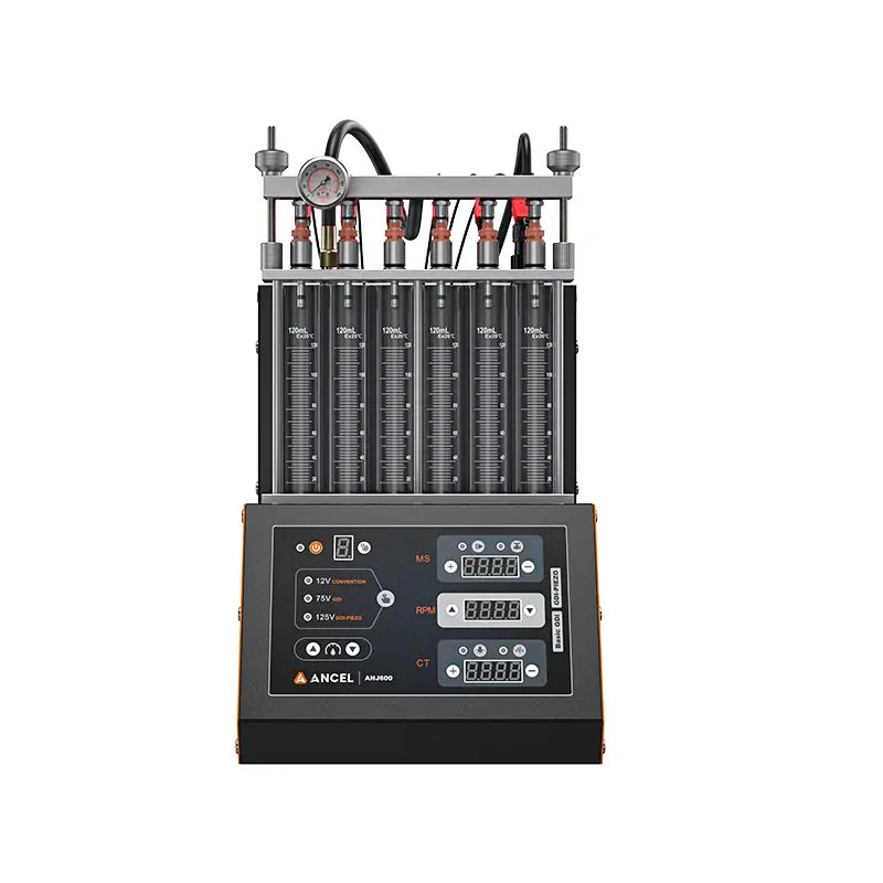 Ancel Anj600 Injector Cleaning Tester (6-Cylinder Gdi+Piezo) Ultrasonic Cleaning 1