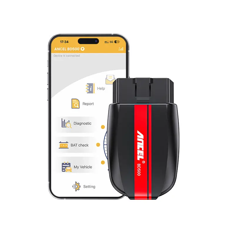 Ancel Bd500 All System Bluetooth 5.0 Obd2 Scanner Compatible For Vw Audi Seat Skoda Car Code Reader 1