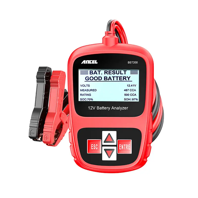 Ancel Bst200 12V Battery Tester 1100Cca  Car Battery Analyzer 1