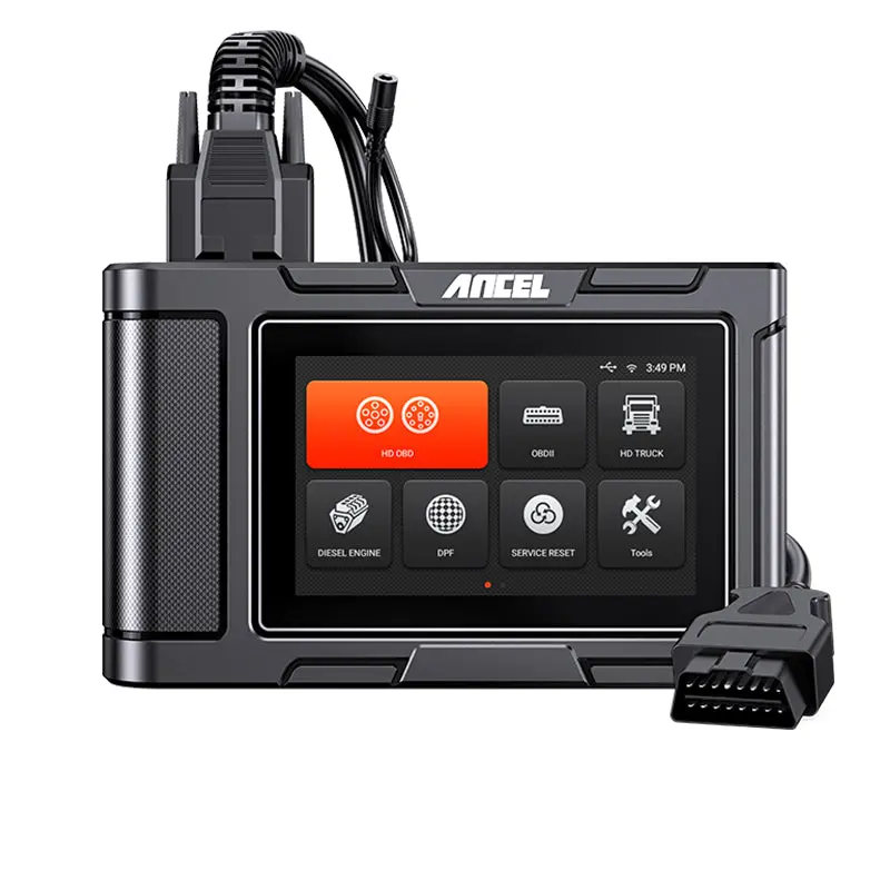 Ancel Hd3400 Pro Hd Obd Scanner Heavy-Duty Truck Dpf Regeneration Dpf Reset Maintenance Light Reset Data Flow 1