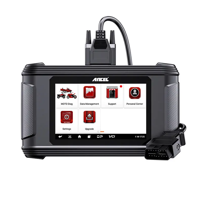 Ancel Mt500 Motorcycle Diagnostic Tool Full-System Coverage, Abs Bleeding, Ecu Reset, Oil Reset, Tps Reset 1
