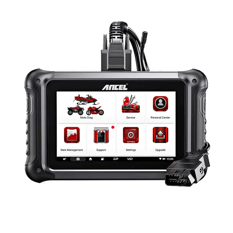 Ancel Mt700 Motorcycle Full System Diagnostic Tool Obd2 Scanner Abs Tpms Ebs Ecu 1