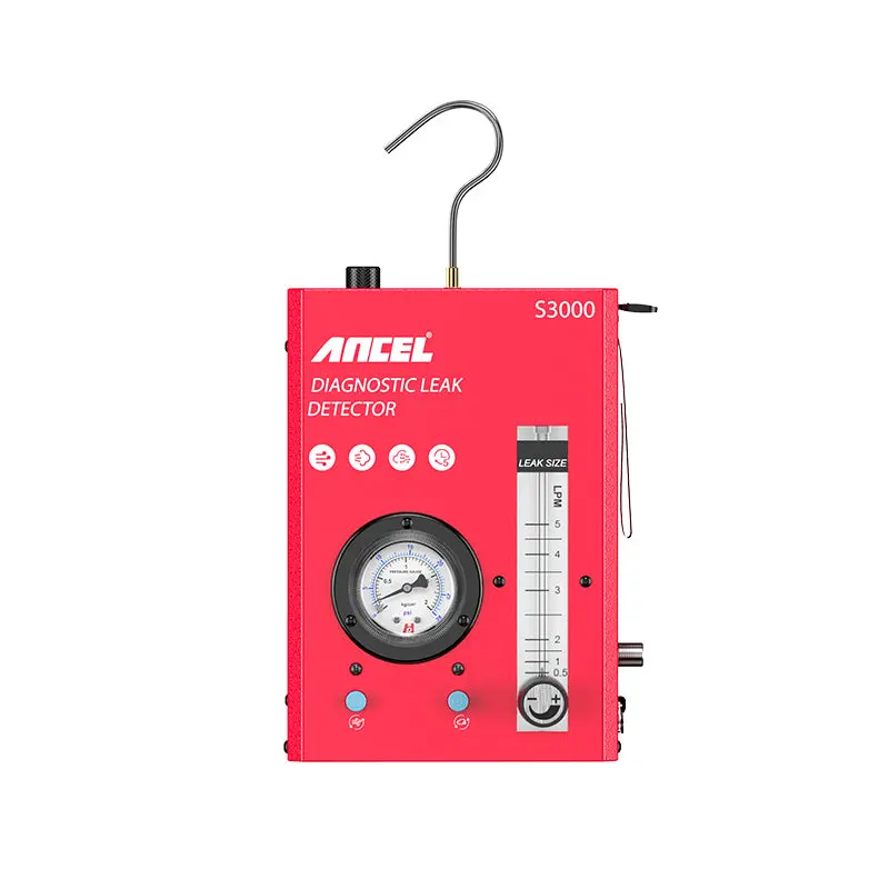 Ancel S3000 Car Smoke Leak Detector Evap Automotive Pipe Leakage Analyzer Diagnostic Tool Pressure Gauge Built-In Air Pump 1