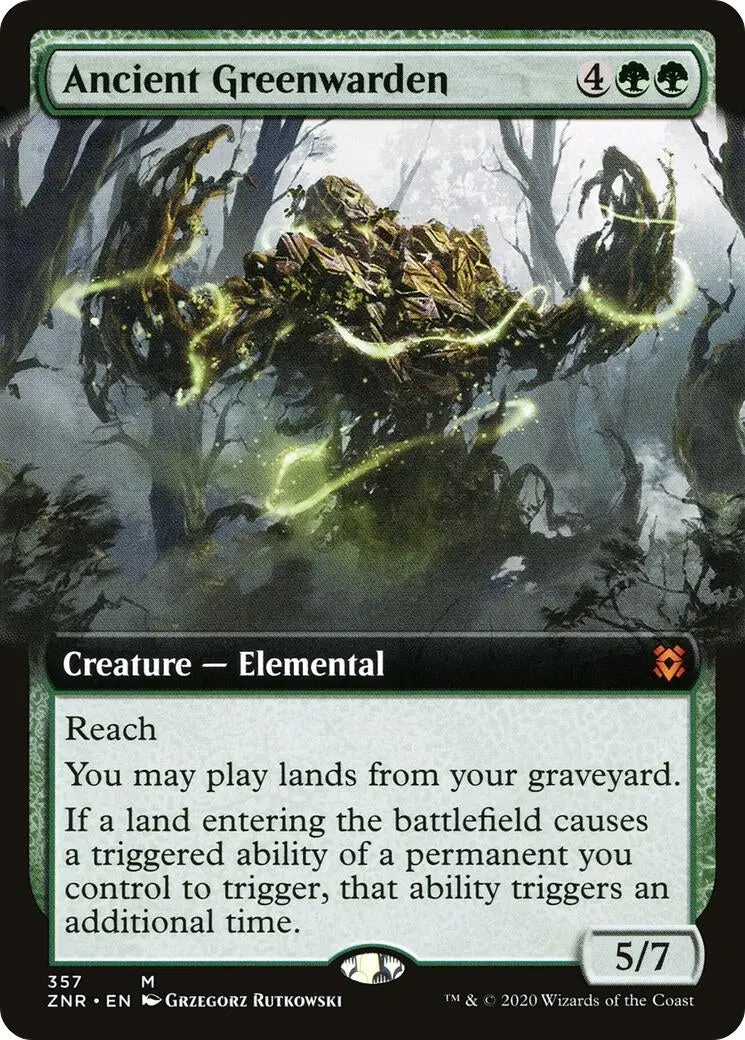 Ancient Greenwarden (Extended Art) (357) (Znr) 1
