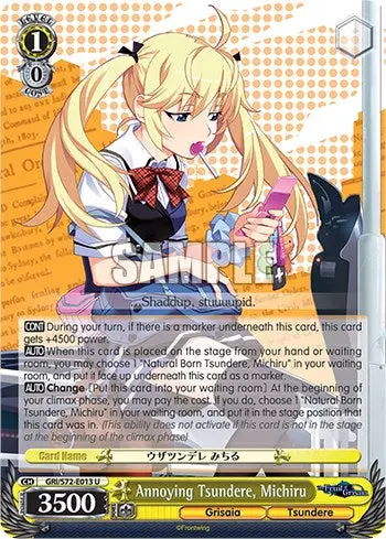 Annoying Tsundere, Michiru [The Fruit Of Grisaia] 1
