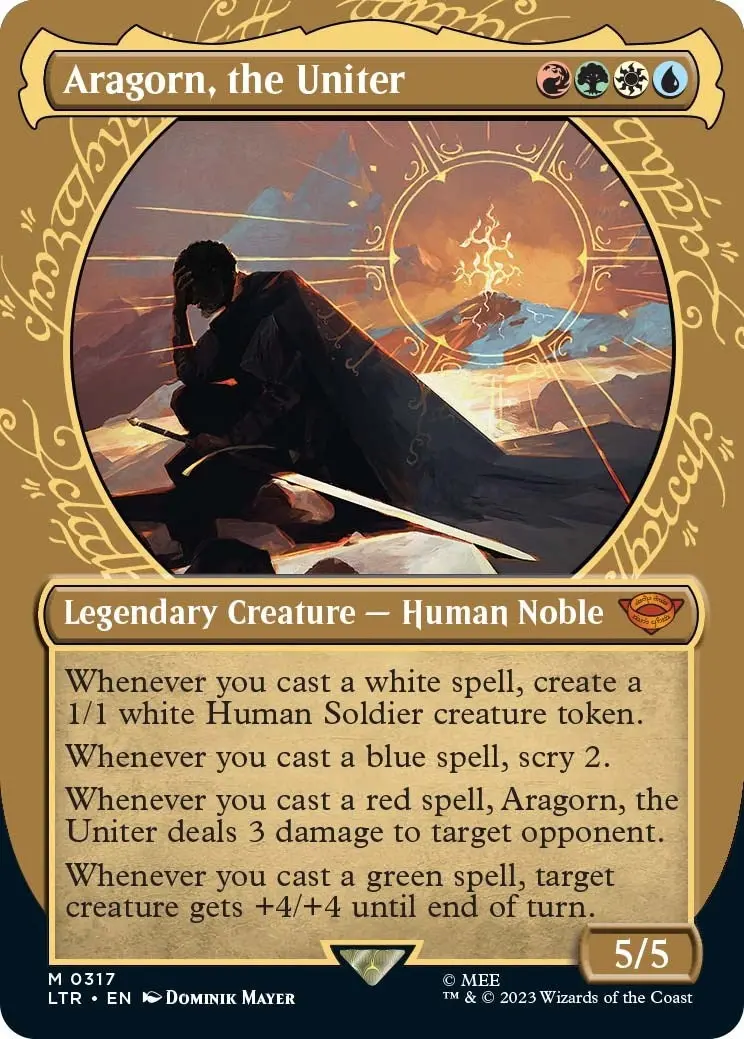 Aragorn, The Uniter (Showcase) (317) (Ltr) 1
