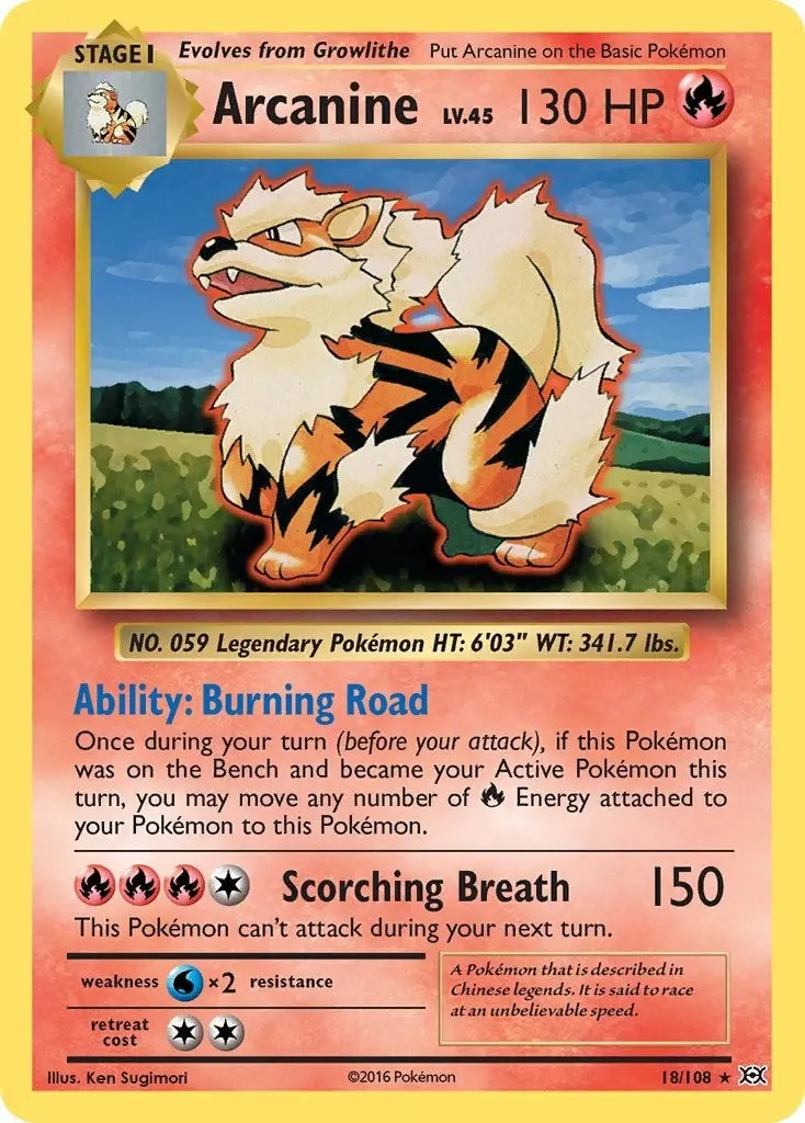 Arcanine (18/108) (Evo) 1