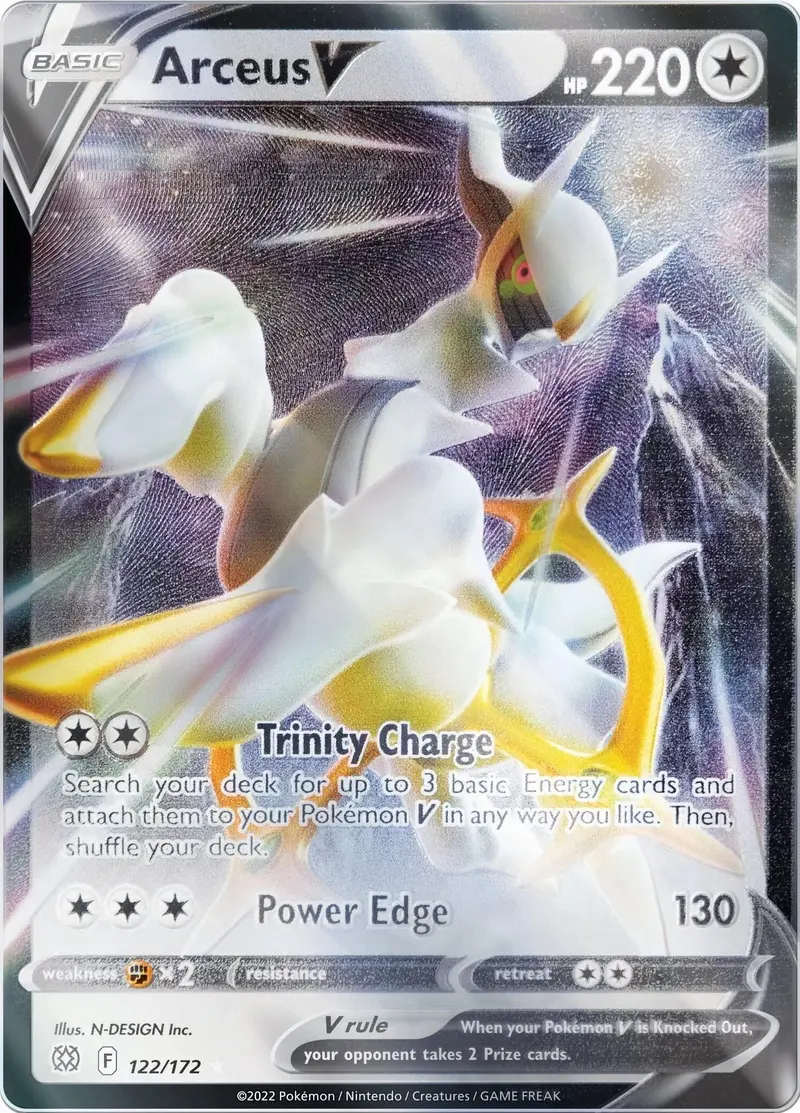 Arceus V - 122/172 (Metal Card) (122/172) (Mcap) 1