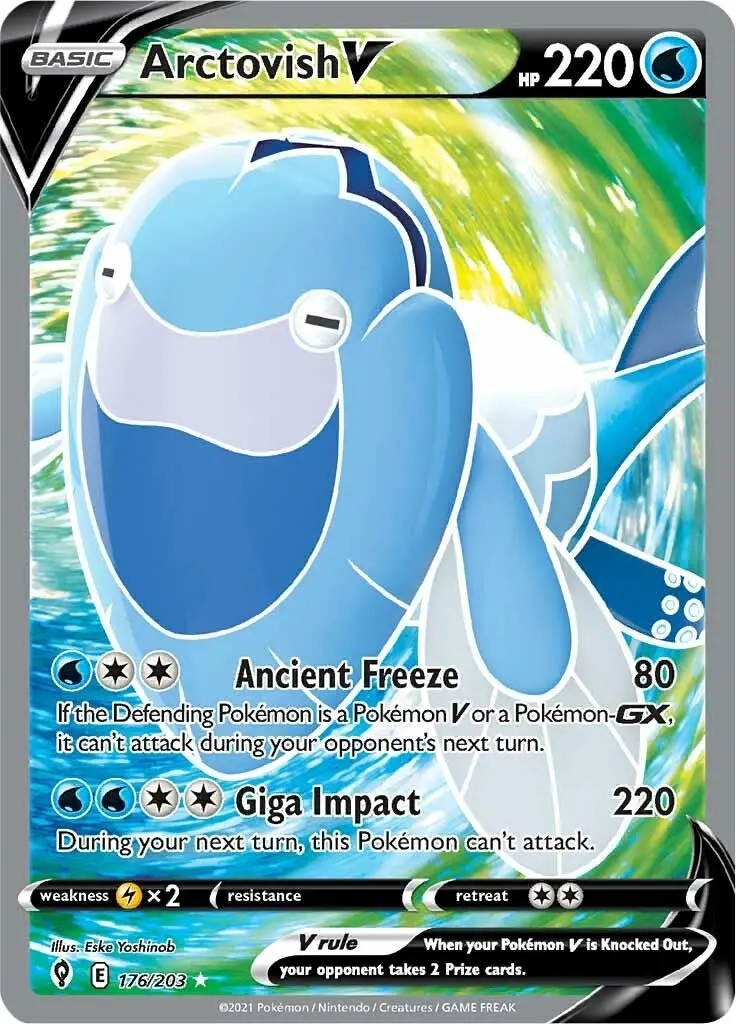 Arctovish V (Full Art) (176/203) (Swsh07) 1