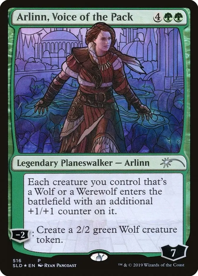 Arlinn, Voice Of The Pack (Stained Glass) (516) (Sld) 1