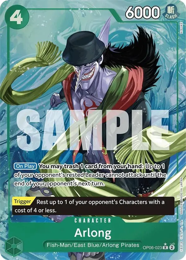 Arlong (Alternate Art) (Op06-023) (Prb-01) 1
