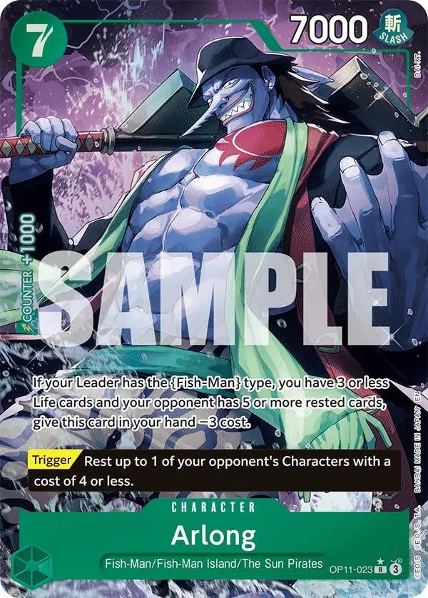 Arlong (Alternate Art) (Op11-023) (Op11) 1