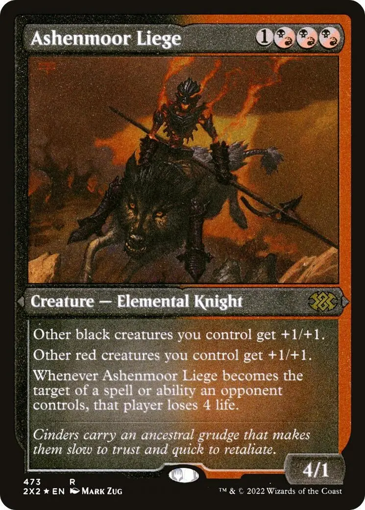 Ashenmoor Liege (Foil Etched) (473) (2X2) 1