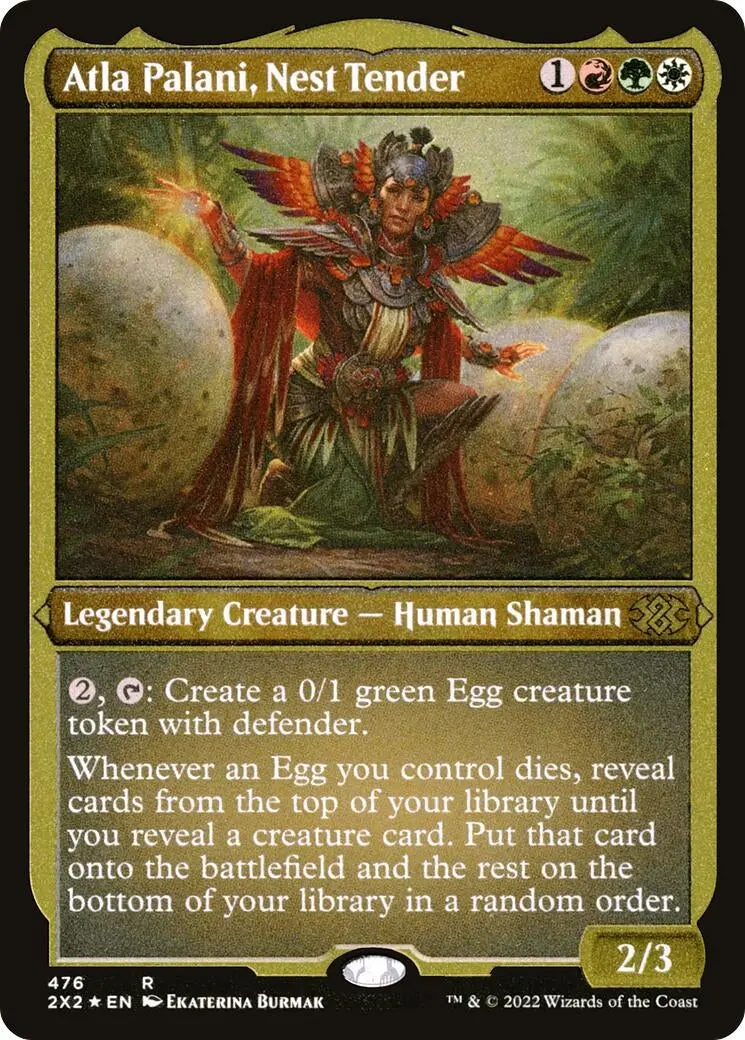 Atla Palani, Nest Tender (Foil Etched) (476) (2X2) 1