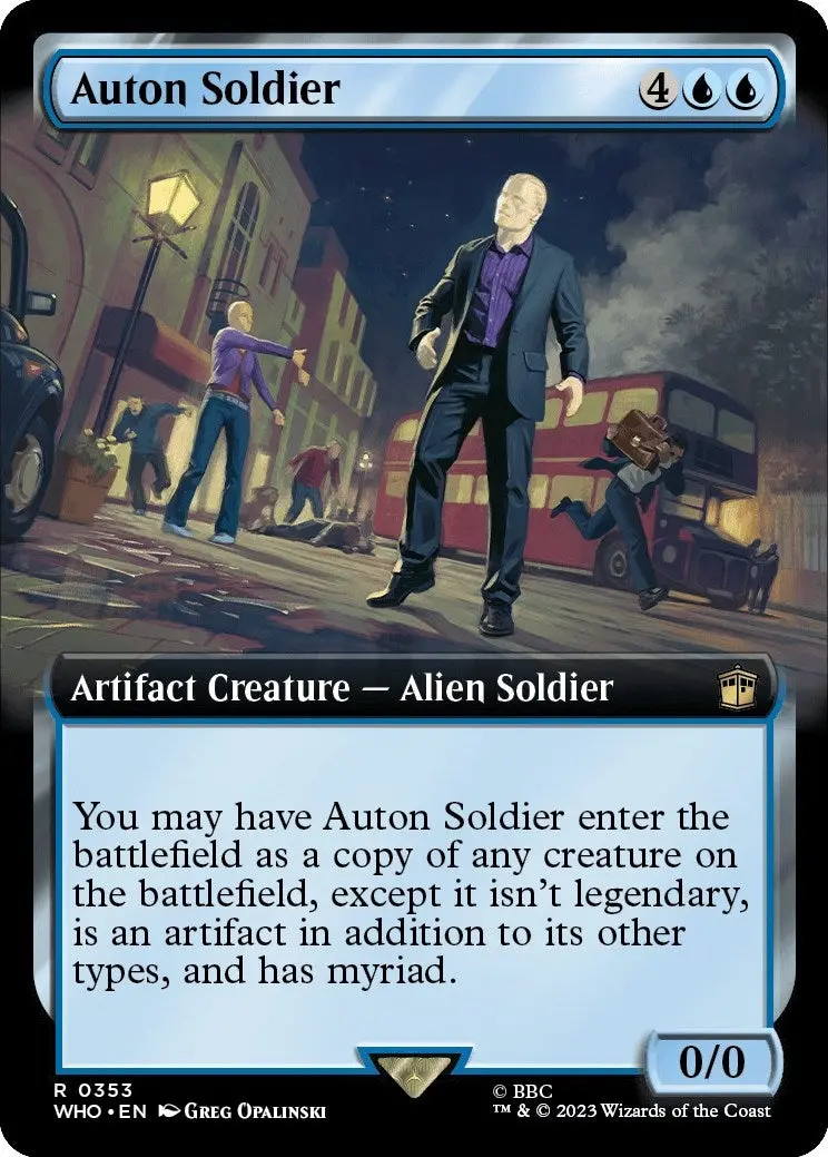 Auton Soldier (Extended Art) (353) (Who) 1
