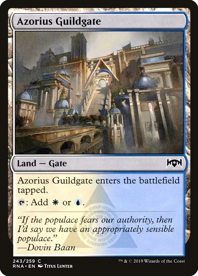 Azorius Guildgate (243) (243) (Rna) 1