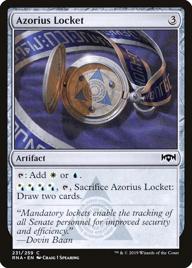 Azorius Locket (231) (Rna) 1