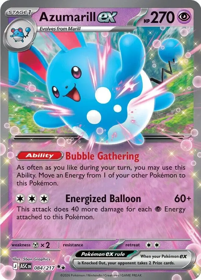 Azumarill Ex (084/217) (Asc) 1