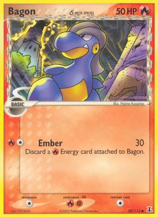 Bagon - 058/113 (Delta Species) (58/113) (Ds) 1