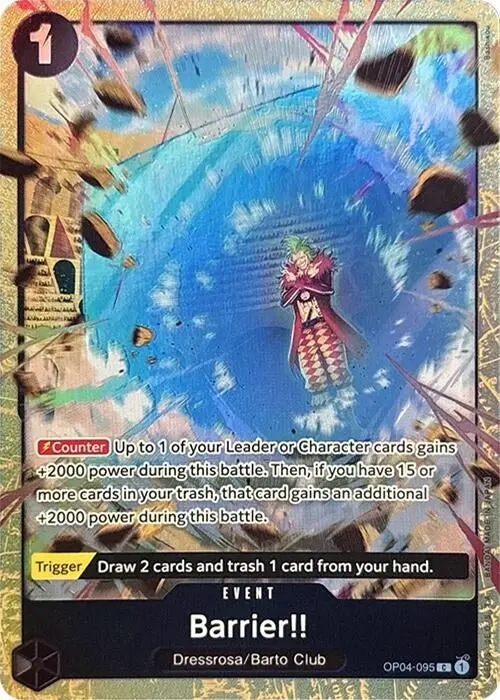 Barrier!! (Premium Card Collection -Best Selection Vol. 2-) (Op04-095) (Op-Pr) 1