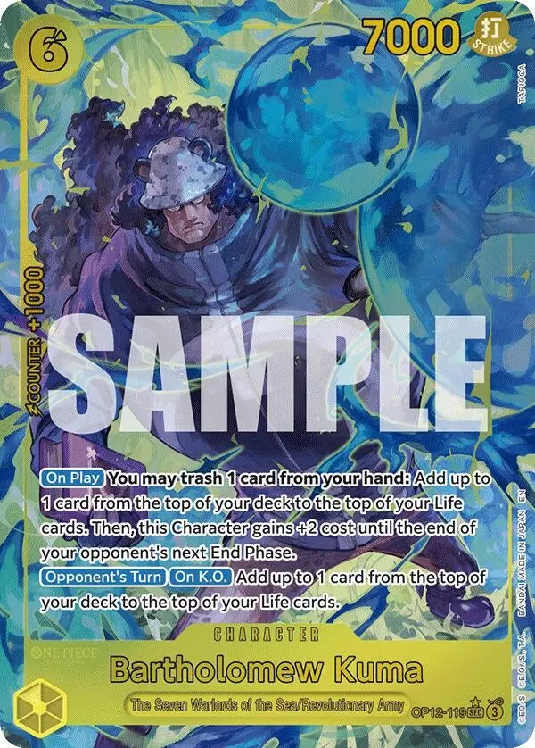 Bartholomew Kuma (Alternate Art) (Op12-119) (Op12) 1